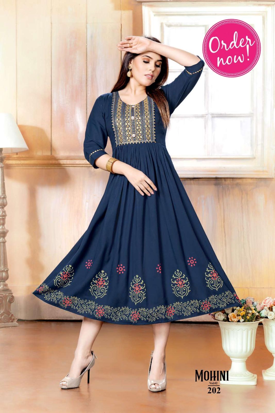 New Riyaa Mohini 2 Fancy Wear Wholesale Kurti Collection